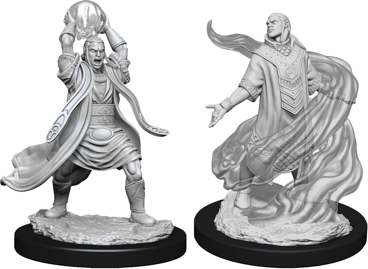 Nolzur's Marvelous Unpainted Miniatures - Male Elf Sorcerer