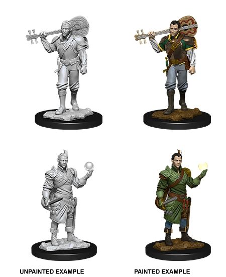 Nolzur's Marvelous Unpainted Miniatures - Male Half-Elf Bard