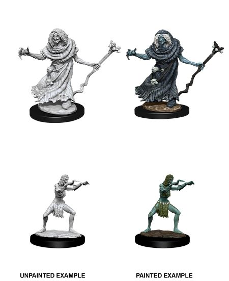 Nolzur's Marvelous Unpainted Miniatures - Sea Hag & Bheur Hag