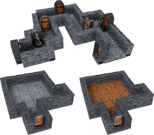 WarLock Tiles - Dungeon Tiles: 1" Straight Walls Expansion