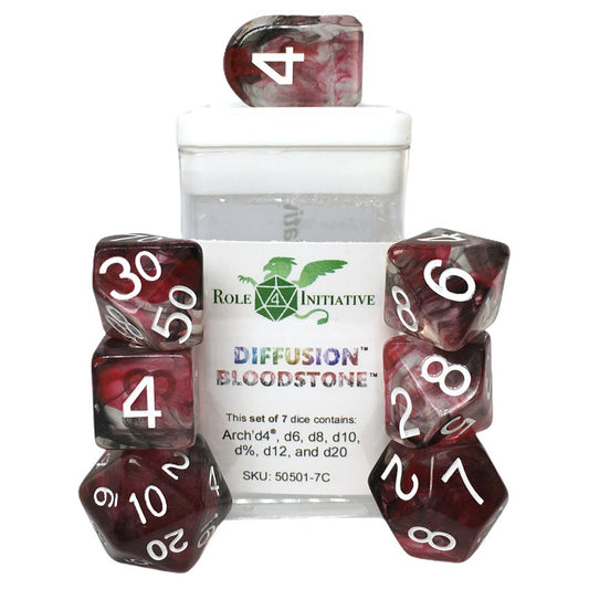 Diffusion Poly Dice - Bloodstone (7)