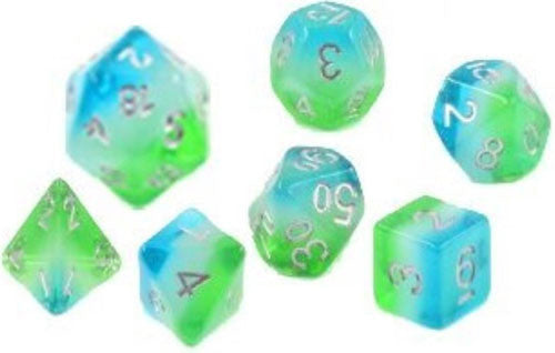 RPG Dice Set - Blue Hawaiian (7)