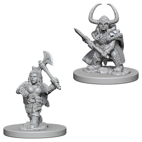 Nolzur's Marvelous Unpainted Miniatures - Dwarf Female Barbarian