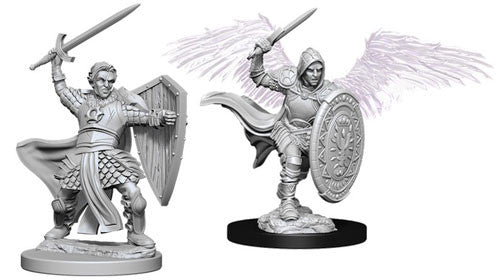 Nolzur's Marvelous Unpainted Miniatures - Aasimar Male Paladin