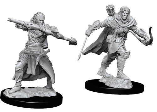 Pathfinder: Deep Cuts Unpainted Miniatures - Half-Elf Male Fighter