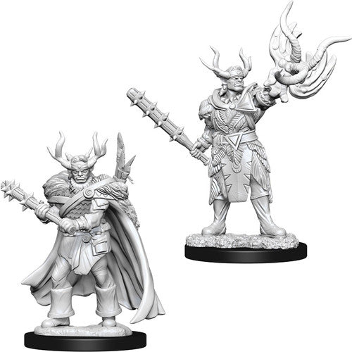 Pathfinder: Deep Cuts Unpainted Miniatures - Half-Orc Male Druid