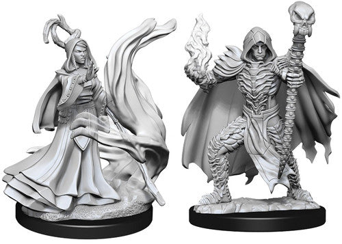 Pathfinder: Deep Cuts Unpainted Miniatures - Necromancers