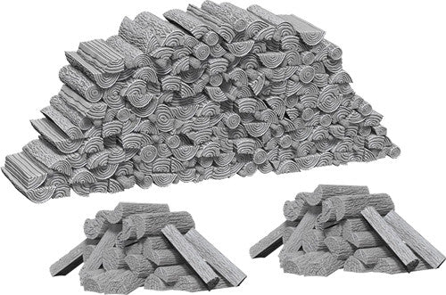 Wizkids: Deep Cuts Unpainted Miniatures - Piles of Wood