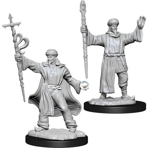 Nolzur's Marvelous Unpainted Miniatures - Human Wizard Male