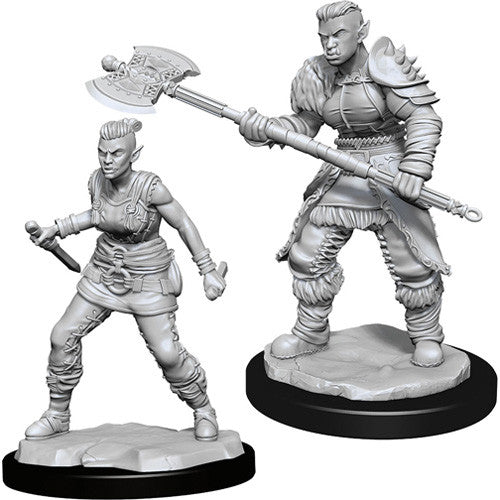 Nolzur's Marvelous Unpainted Miniatures - Orc Barbarian Female