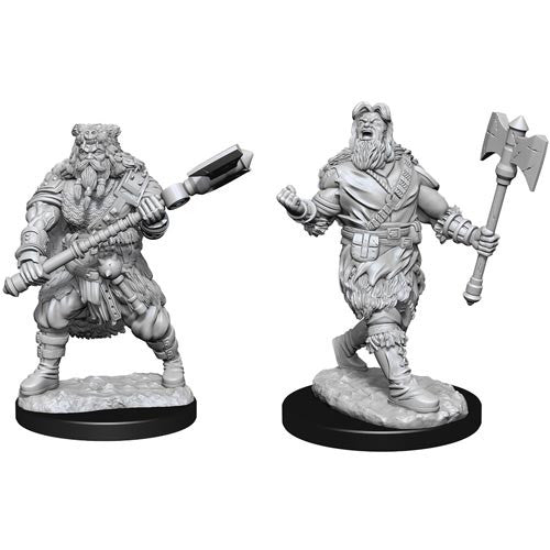 Nolzur's Marvelous Unpainted Miniatures - Human Barbarian Male