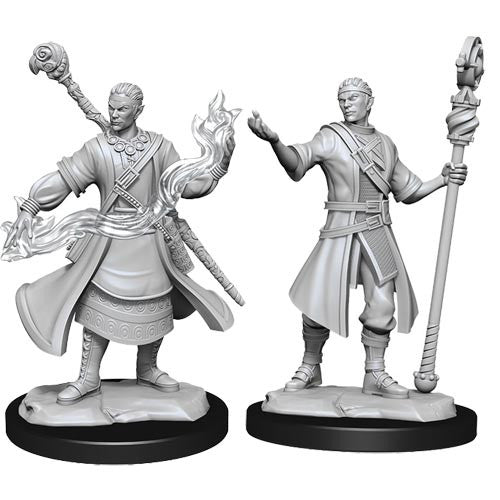 Nolzur's Marvelous Unpainted Miniatures - Half-Elf Wizard Male