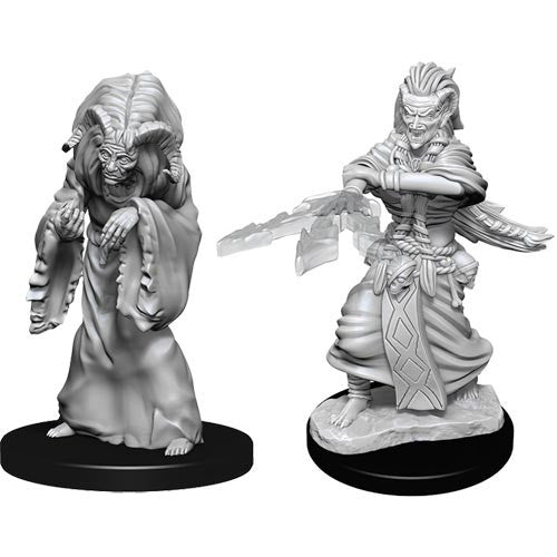 Nolzur's Marvelous Unpainted Miniatures - Night Hag & Dusk Hag