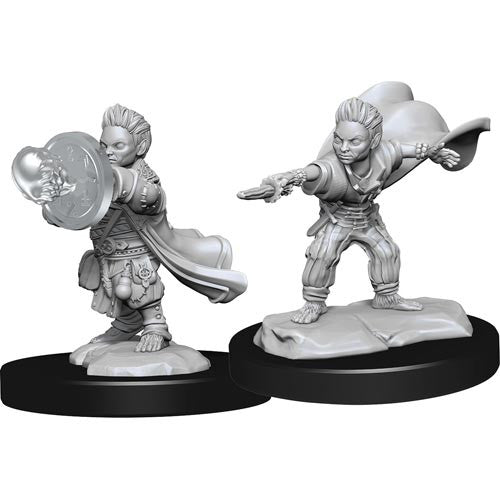 Pathfinder: Deep Cuts Unpainted Miniatures - Halfling Male Wizard