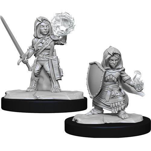 Pathfinder: Deep Cuts Unpainted Miniatures - Halfling Female Cleric