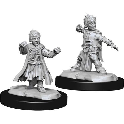 Pathfinder: Deep Cuts Unpainted Miniatures - Halfing Male Monk